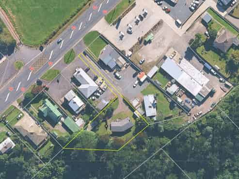 Tauriko West rear site office & yard