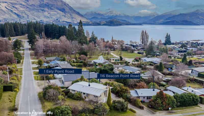 1 Eely Point Road and 116 Beacon Point Road, Wanaka