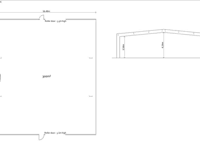 300m2 Warehouse For Lease