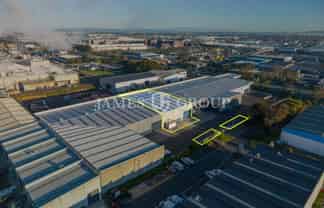Heavy Industrial Facility with Gantry Crane