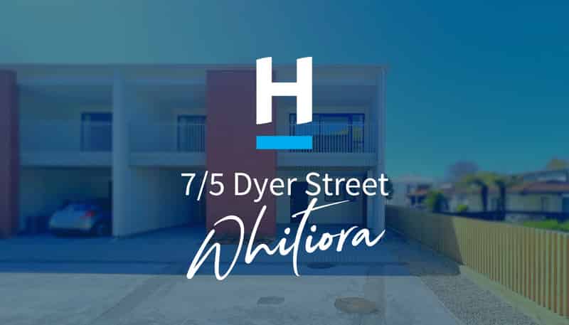 7/5 Dyer Street, Whitiora