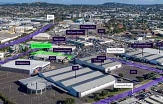High-Profile Industrial Facility with Secure Yard