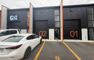 High profile Hobsonville unit - Road frontage