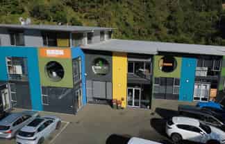 Smart city-fringe office with parking