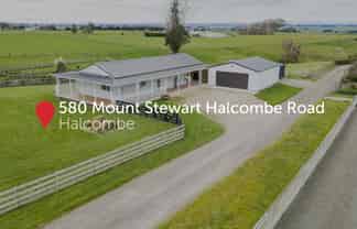 580 Mount Stewart Halcombe Road, Halcombe