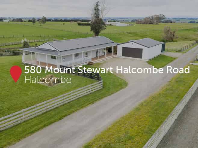 580 Mount Stewart Halcombe Road, Halcombe