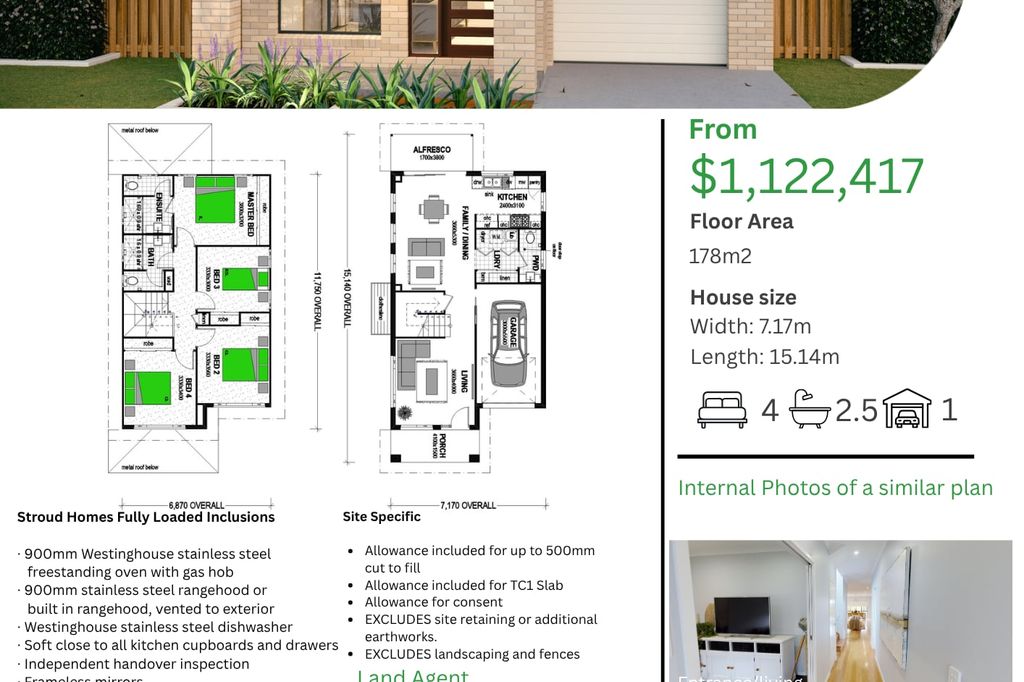 Aria 178, Classic – House & Land Package 5