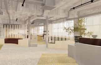 Boutique Midtown workspace with premium amenity