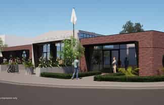 Landmark redevelopment with retail and hospitality