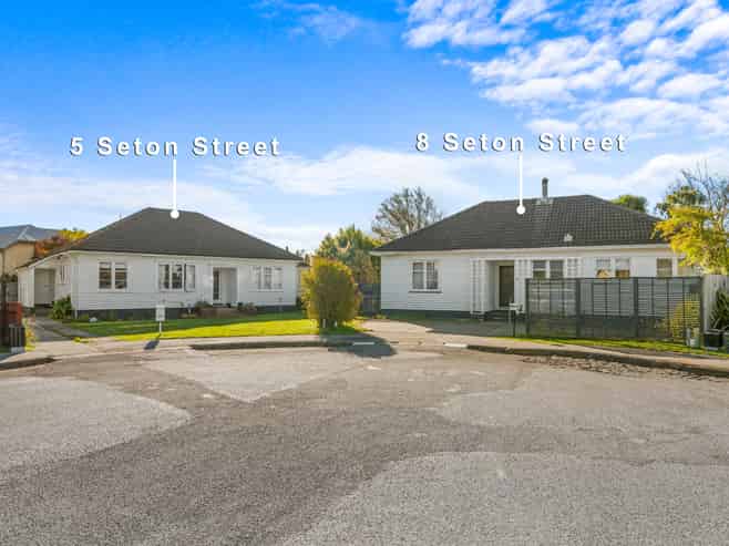 5 and 8 Seton Street, Riccarton