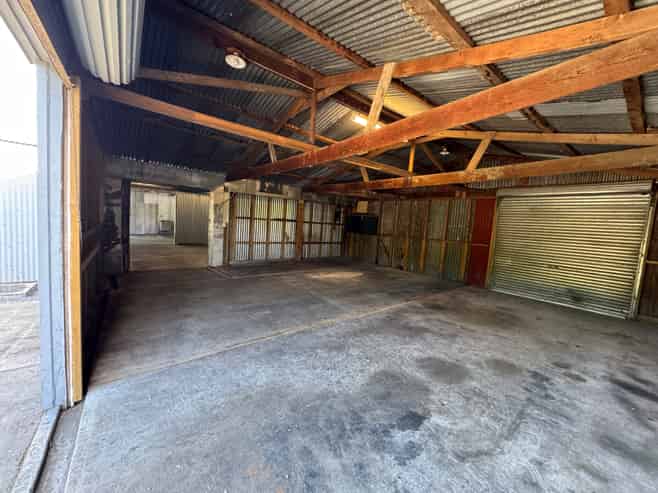 Central Small Workshop or Storage Option
