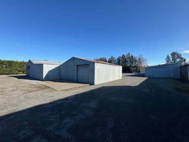 Central Small Workshop or Storage Option