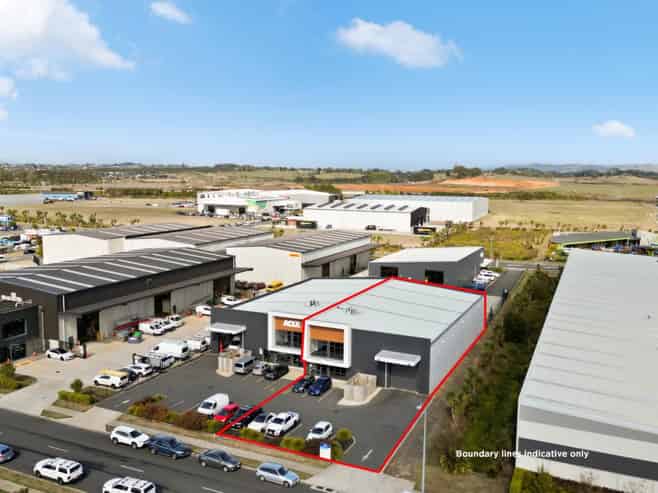 Modern warehouse and office