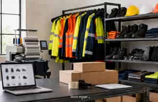 Safety apparel, promotional products and embroider