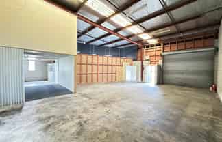 Massey Warehouse with Roller Door
