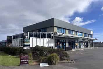 Upper-level office with shared parking