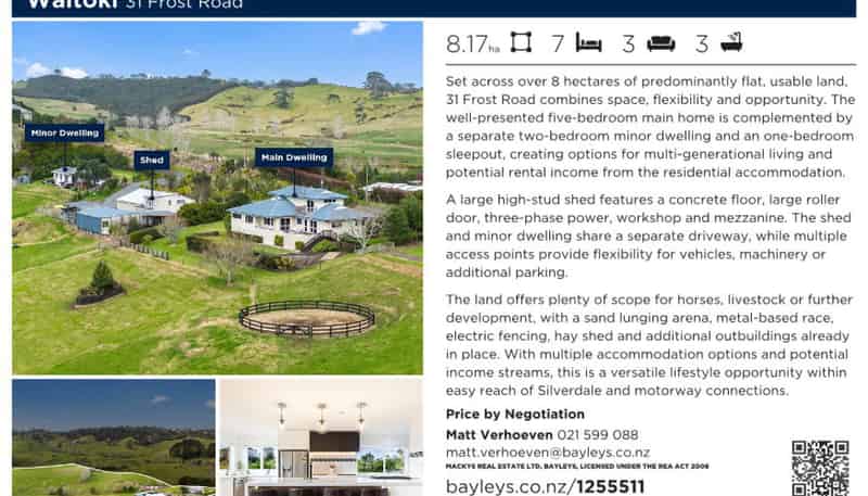 31 Frost Road, Waitoki