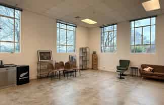 Light-filled office or studio space