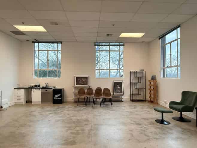 Light-filled office or studio space