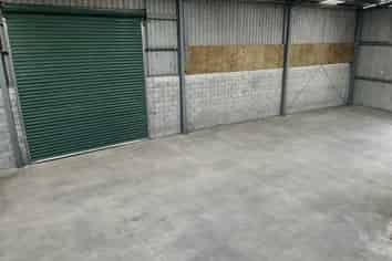 Secure industrial warehouse with extensive yard
