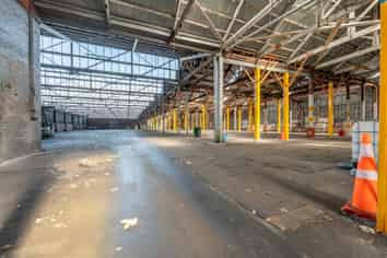 Large warehouse in port precinct