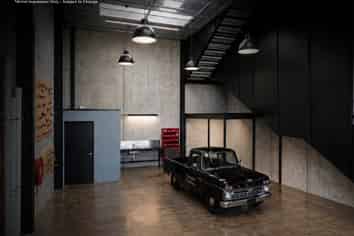 High-Stud Workshop + 2 Bedroom Apartment Above
