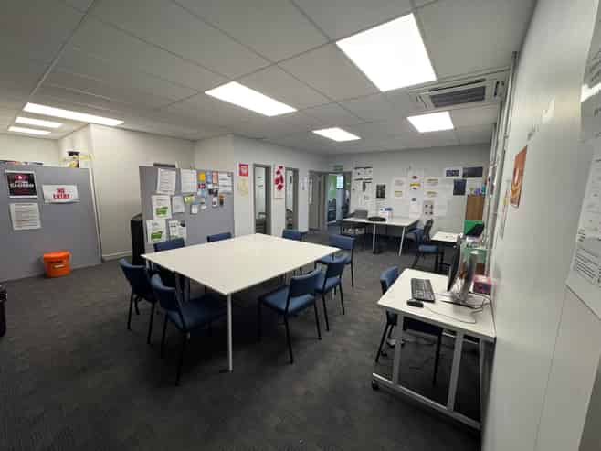 Multiple Offices With Large Meeting Area