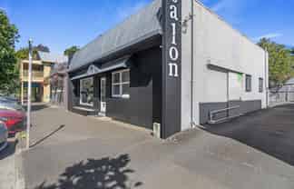 Central city retail space with parking