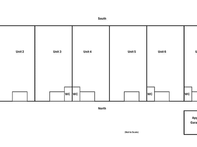 Two affordable light industrial, or storage units
