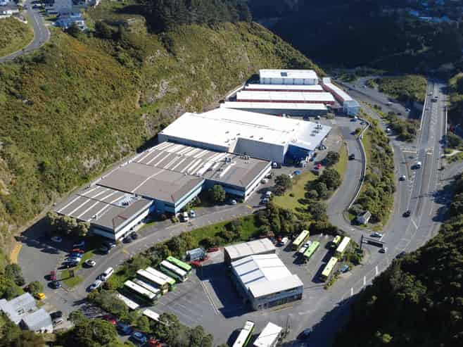 Top of Ngauranga Gorge - Warehouse