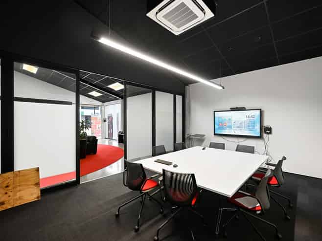 Modern office with industrial edge