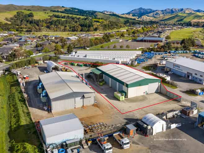 Modern industrial facility, 90% NBS
