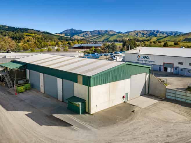 Modern industrial facility, 90% NBS