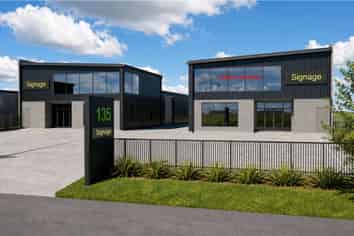 Warehouse, office + secure yard/parking