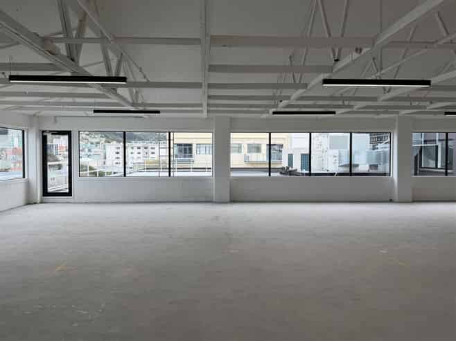 Open Plan Workspace with Rare Outdoor Deck