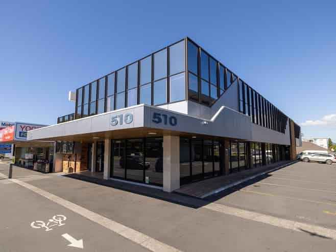 Cameron Road office with profile and parking