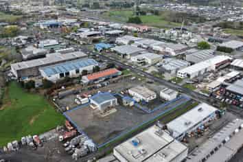 Secure Industrial Yard with Workshop