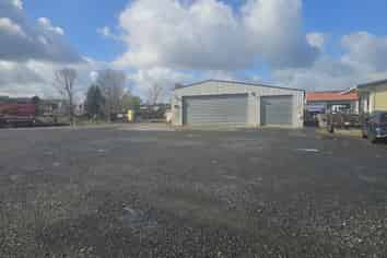 Secure Industrial Yard with Workshop
