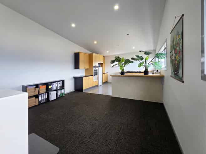 Modern industrial office with great visibility