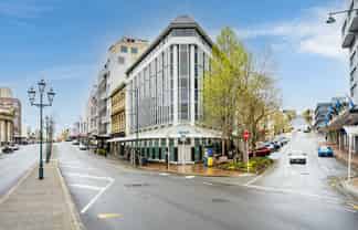 Landmark Corner Address in Dunedin's Exchange