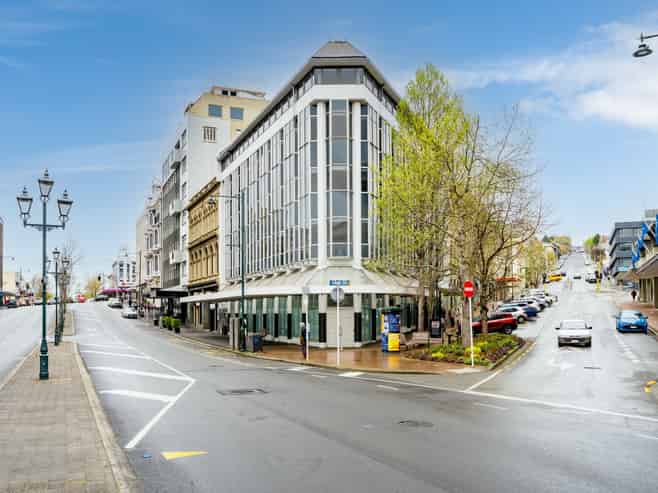 Landmark Corner Address in Dunedin's Exchange