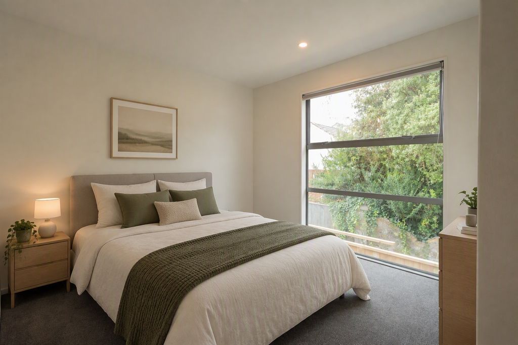 2-bedroom townhouses located on a quiet residential street. 2