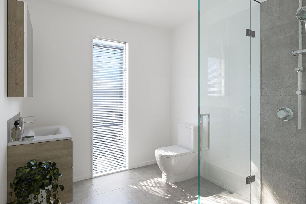 2-bedroom townhouses located on a quiet residential street. 5
