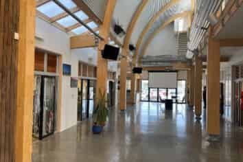 Retail space within food precinct