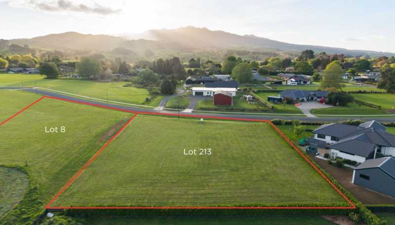 LOT 1, 2, 4, 5, 6, 8 ,213 Amber Views Stage Three, Pirongia