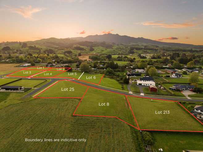 LOT 1, 2, 4, 5, 6, 8 ,213 Amber Views Stage Three, Pirongia