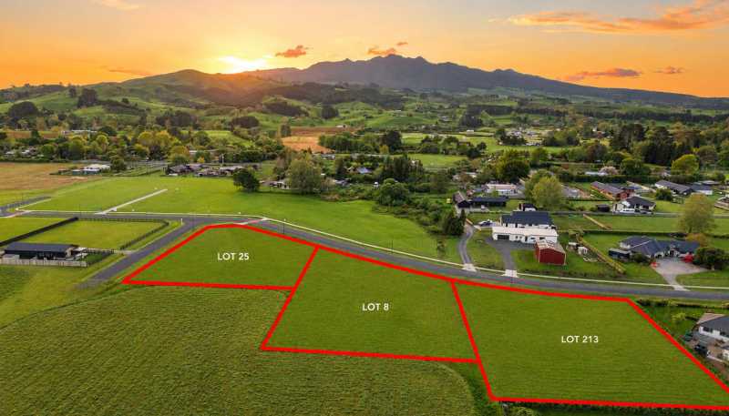 LOT 1, 2, 4, 5, 6, 8 ,213 Amber Views Stage Three, Pirongia