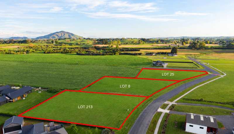 LOT 1, 2, 4, 5, 6, 8 ,213 Amber Views Stage Three, Pirongia