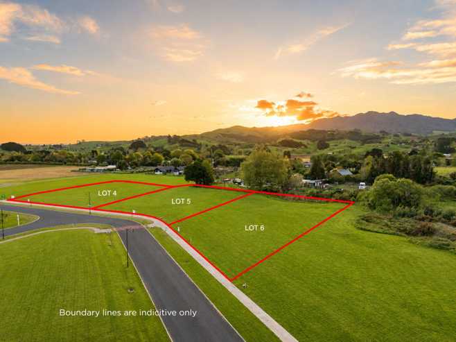 LOT 1, 2, 4, 5, 6, 8 ,213 Amber Views Stage Three, Pirongia