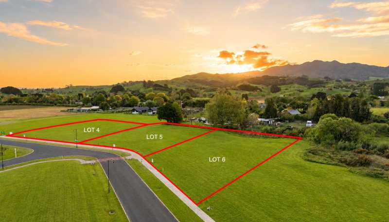 LOT 1, 2, 4, 5, 6, 8 ,213 Amber Views Stage Three, Pirongia